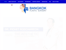 Tablet Screenshot of bangkokplasticsurgery.com